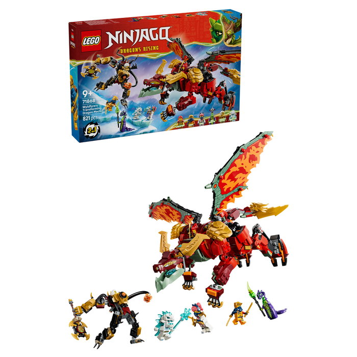 LEGO NINJAGO Meca Dragón Transformable de Wyldfyre 71868 LEGO NINJAGO Meca Dragón Transformable de Wyldfyre 71868