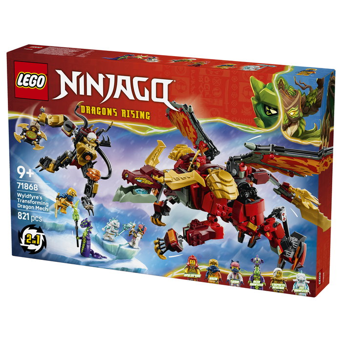 LEGO NINJAGO Meca Dragón Transformable de Wyldfyre 71868 LEGO NINJAGO Meca Dragón Transformable de Wyldfyre 71868