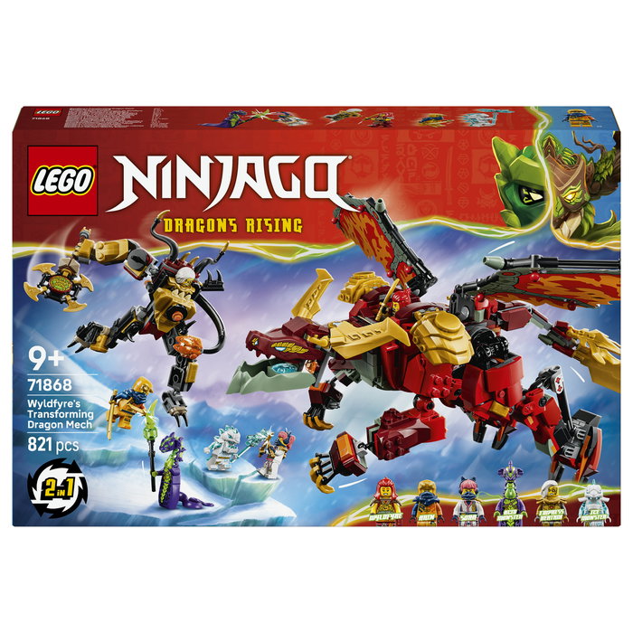 LEGO NINJAGO Meca Dragón Transformable de Wyldfyre 71868 LEGO NINJAGO Meca Dragón Transformable de Wyldfyre 71868