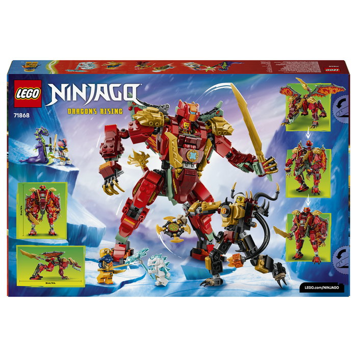 LEGO NINJAGO Meca Dragón Transformable de Wyldfyre 71868 LEGO NINJAGO Meca Dragón Transformable de Wyldfyre 71868