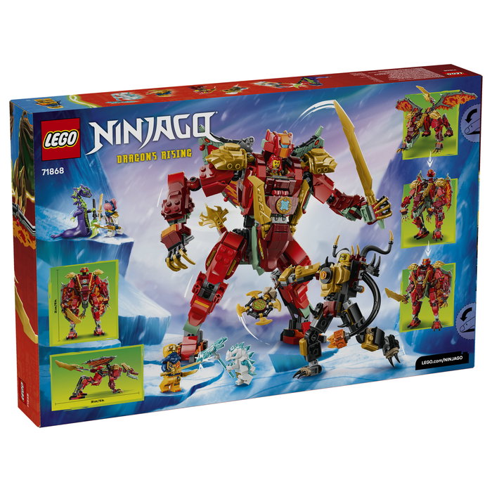LEGO NINJAGO Meca Dragón Transformable de Wyldfyre 71868 LEGO NINJAGO Meca Dragón Transformable de Wyldfyre 71868