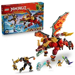 LEGO Ninjago Meca Dragón Transformable Wyldfyre 71868 Set de Construcción 821 Piezas +9 Años