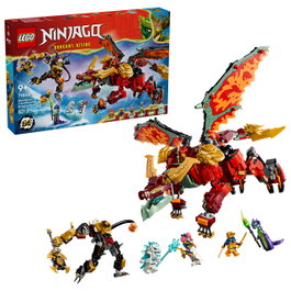 LEGO Ninjago Meca Dragón Transformable Wyldfyre 71868 Set de Construcción 821 Piezas +9 Años