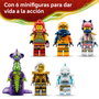 LEGO Ninjago Meca Dragón Transformable Wyldfyre 71868 Set de Construcción 821 Piezas +9 Años