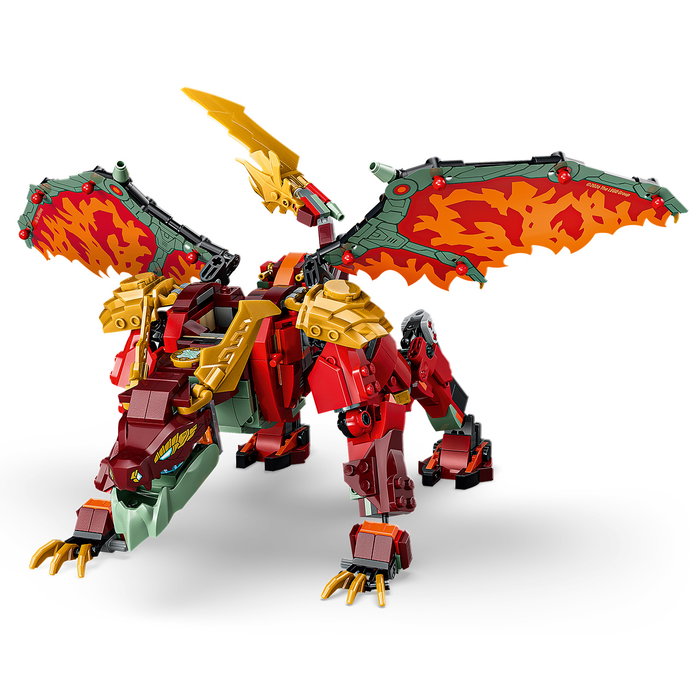 LEGO Ninjago Meca Dragón Transformable Wyldfyre 71868 Set de Construcción 821 Piezas +9 Años LEGO Ninjago Meca Dragón Transformable Wyldfyre 71868 Set de Construcción 821 Piezas +9 Años