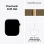 Apple Watch Series 12 GPS + Cellular 42 mm Titanio Oro Brillante con Milanese Loop Oro Brillante