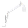 NEOMOUNTS FPMA-HAW100 Soporte de Pared Médico para Monitor LCD 10-24" (25.4-60.96cm) - VESA 75x75/100x100 - Ajuste de Altura por Resorte de Gas, Giratorio, 6kg, Color Blanco