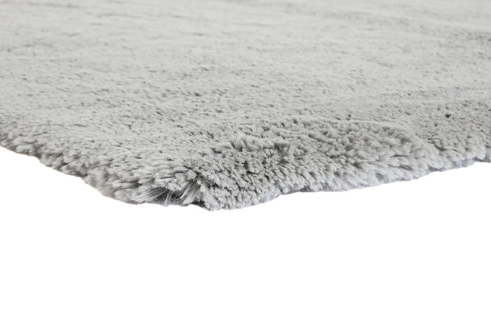 DKD Home Decor Alfombra de Poliester Gris 160x230 cm Antideslizante