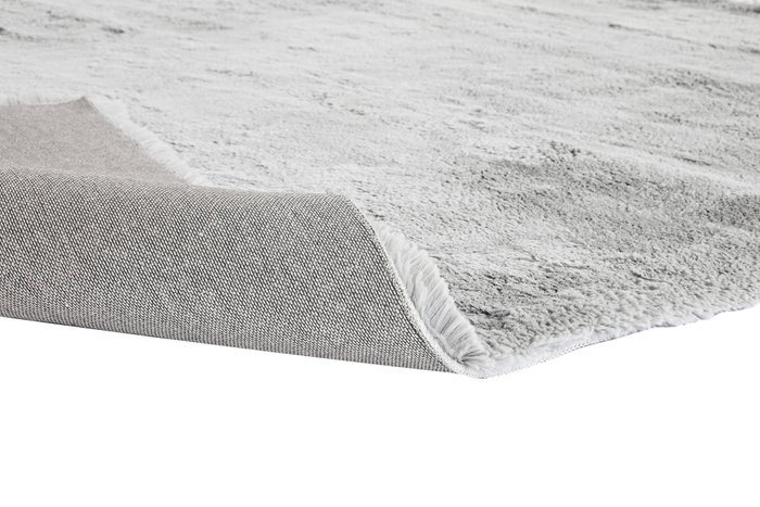 DKD Home Decor Alfombra de Poliester Gris 160x230 cm Antideslizante