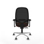 PIQUERAS Y CRESPO Silla de oficina Cilanco Naranja y Negro