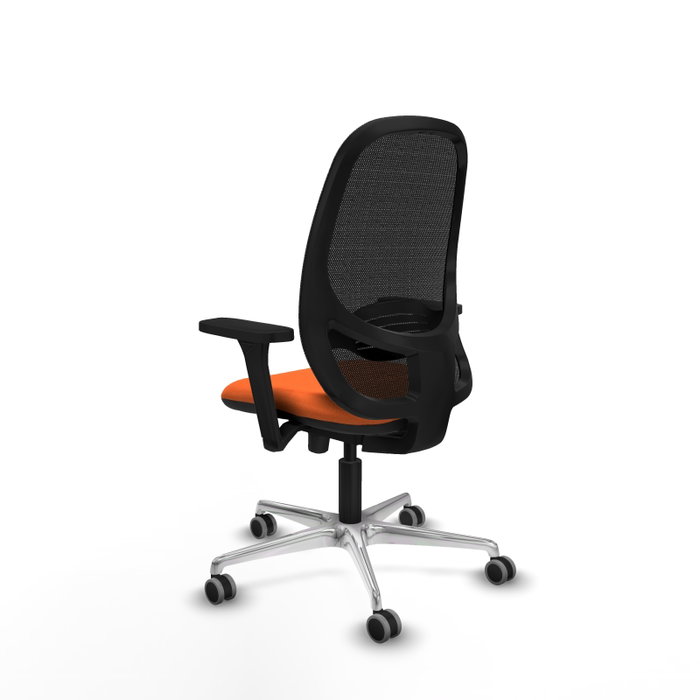 PIQUERAS Y CRESPO Silla de oficina Cilanco Naranja y Negro PIQUERAS Y CRESPO Silla de oficina Cilanco Naranja y Negro