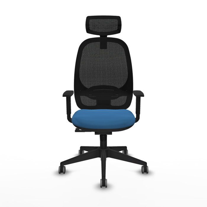 PIQUERAS Y CRESPO Silla de oficina Cilanco Azul claro con mecanismo Sincro