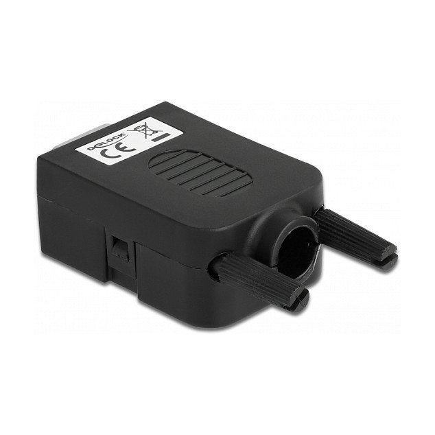 DeLOCK Adaptador VGA15 a Bloque de Terminales con Carcasa 66258, Negro DeLOCK Adaptador VGA15 a Bloque de Terminales con Carcasa 66258, Negro