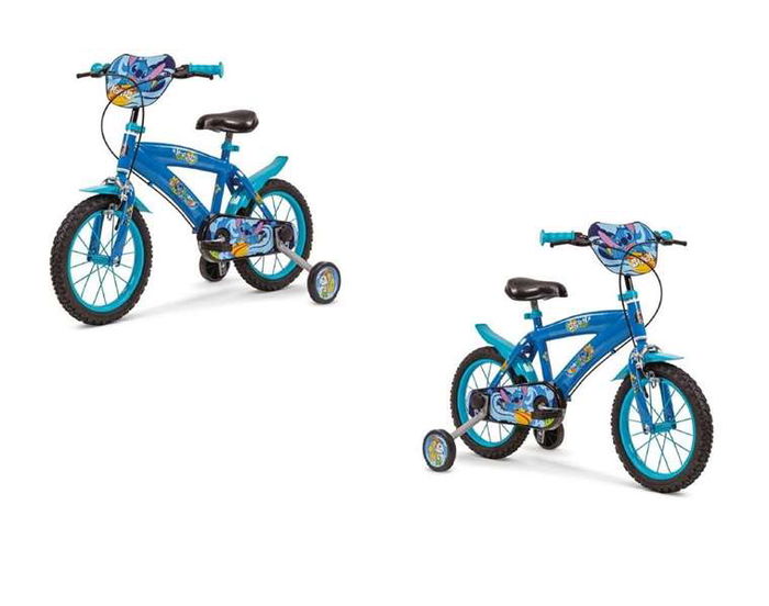 Toimsa Bicicleta Infantil Stitch 16" (5/8 Años) Azul