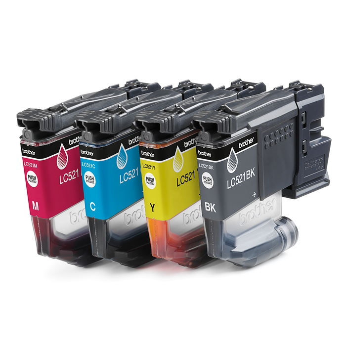 Brother Tinta Bk-C-M-Y Pack 4 Colores para DCP-J1260W, J1310DW, J1360DW Brother Tinta Bk-C-M-Y Pack 4 Colores para DCP-J1260W, J1310DW, J1360DW