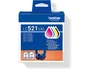 Brother LC521VAL Multipack de 4 Colores