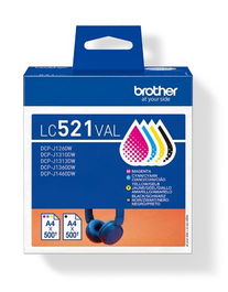 Brother Tinta Bk-C-M-Y Pack 4 Colores para DCP-J1260W, J1310DW, J1360DW