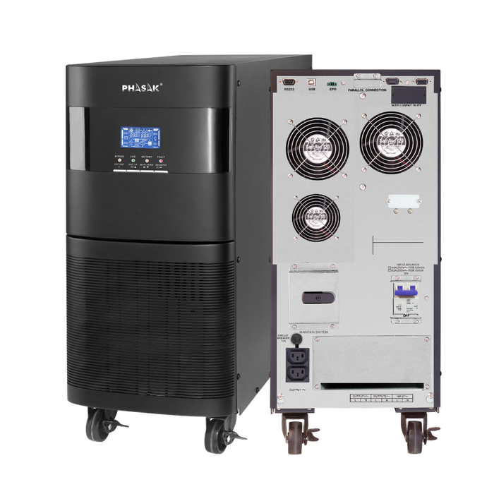 Phasak PH 9270 Gate Pro SAI UPS 10000VA Online Doble Conversión 10000W Torre Phasak PH 9270 Gate Pro SAI UPS 10000VA Online Doble Conversión 10000W Torre