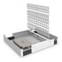 Digitus LWL Unibox Medium para Montaje en Pared, Caja de Fibra Óptica para Interior, Acero, IP20
