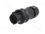 WIELAND Conector Industrial RST Hembra de 3 Pines, Negro