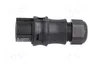 WIELAND Conector Industrial RST Hembra de 3 Pines, Negro