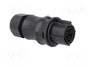 WIELAND Conector Industrial RST Hembra de 3 Pines, Negro