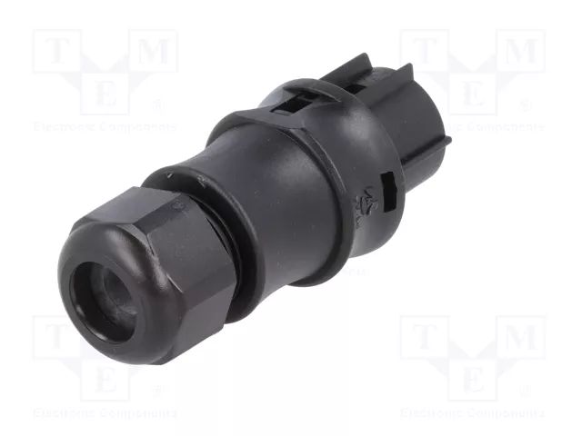 WIELAND Conector Industrial RST Hembra de 3 Pines, Negro
