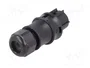WIELAND Conector Industrial RST Hembra de 3 Pines, Negro