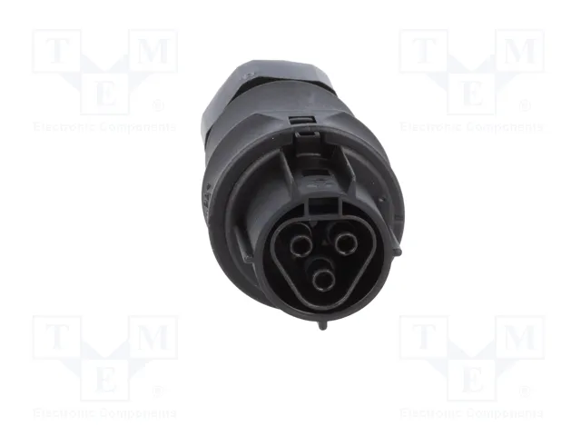 WIELAND Conector Industrial RST Hembra de 3 Pines, Negro