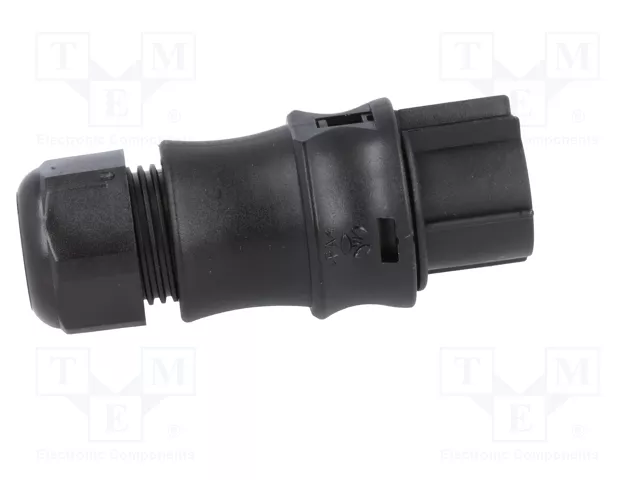 WIELAND Conector Industrial RST Hembra de 3 Pines, Negro