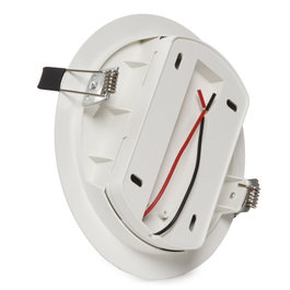 Base Empotrable Monofásico Blanco para focos de carril LED