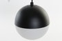 DKD Home Decor Lámpara de Techo de Metal y Cristal con Bolas, Negro