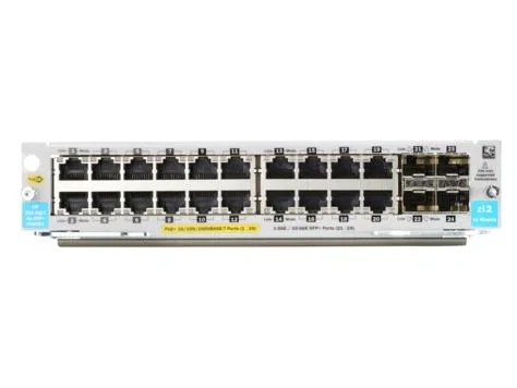 HP Enterprise HPE Aruba Networking zl2 Module con 20 puertos PoE+ y 4 puertos SFP+ HP Enterprise HPE Aruba Networking zl2 Module con 20 puertos PoE+ y 4 puertos SFP+