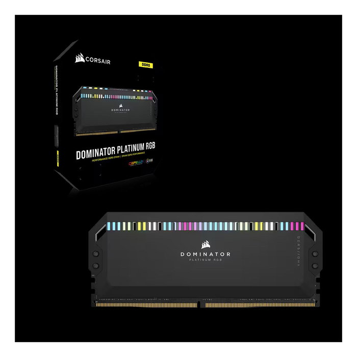 Corsair CMT32GX5M2B6400C32 Kit Memoria RAM DDR5 32GB (2x16GB) 6400MHz CL32 DOMINATOR RGB PC - Retail