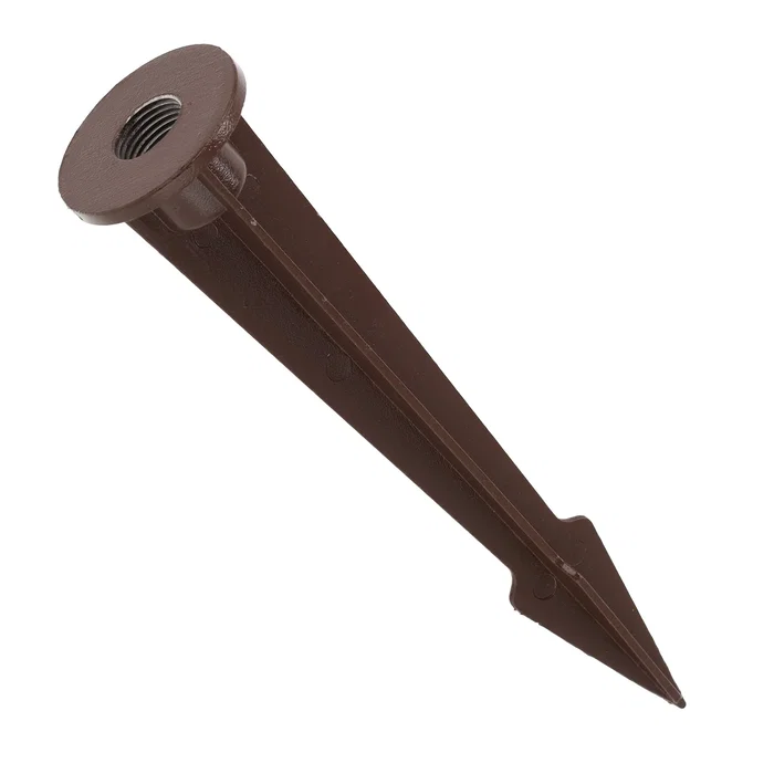 Foco Led con Pincho Jardín 12W IP65 2700K Acabado Marrón