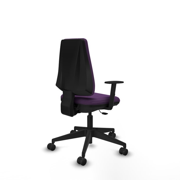 PIQUERAS Y CRESPO Silla de oficina Elche Morada con Brazos 1D PIQUERAS Y CRESPO Silla de oficina Elche Morada con Brazos 1D