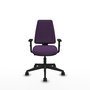 PIQUERAS Y CRESPO Silla de oficina Elche Morada con Brazos 1D