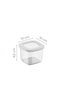 Hermia BNMPOLYWS12-5 Cajas de Almacenaje Set 12 Piezas Plástico Blanco 10x10x9.5 cm 500ml