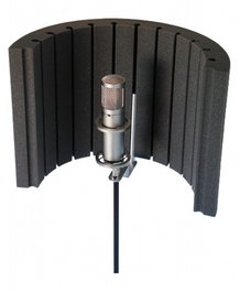VICOUSTIC Flexi Screen Lite V2 (1U) Pantalla de Micrófono con Absorción Acústica, Diseño Optimizado para Estudió y Exteriores, Compatible con Múltiples Micrófonos