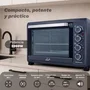 Grunkel Horno de Sobremesa Eléctrico con Convección HR-38PRO 38 Litros 2000W, Negro