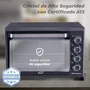 Grunkel Horno de Sobremesa HR-38PRO 38L 2000W Negro y Acero