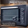 Grunkel Horno de Sobremesa HR-38PRO 38L 2000W Negro y Acero