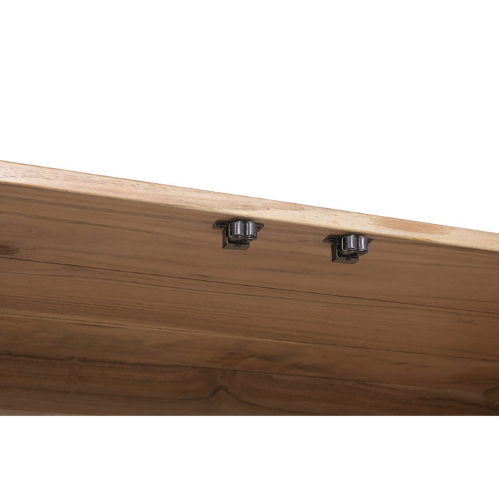 DKD Home Decor Buffet de Acacia y Metal Natural 173x44x85