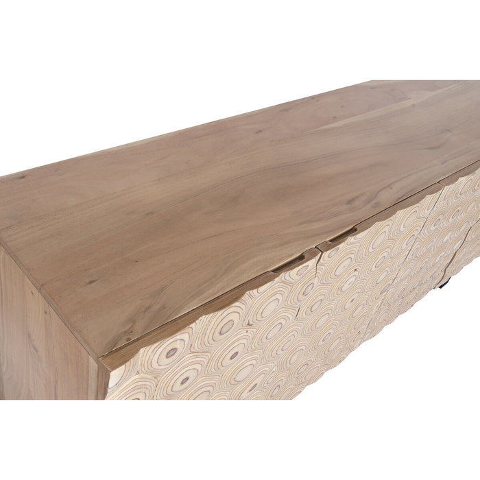 DKD Home Decor Buffet de Acacia y Metal Natural 173x44x85