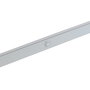 Emuca Barra para armario con luz LED Castor, batería extraible y sensor de movimiento, L858mm, Plástico y aluminio, Gris metalizado