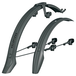 SKS VELOFLEXX Guardabarros Delantero y Trasero para Bicicletas con Freno de Disco, 680 mm y 870 mm