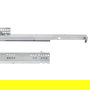 Emuca Juego de guías ocultas para cajones Silver, de extracción total, con cierre suave, profundidad 400mm, Acero, Cincado