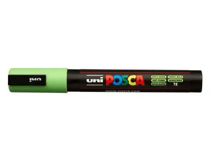POSCA Marcador PC-5M Pintura Base Agua Punta Bala 1.8-2.5mm Verde Manzana No Permanente POSCA Marcador PC-5M Pintura Base Agua Punta Bala 1.8-2.5mm Verde Manzana No Permanente