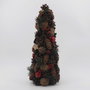 DKD Home Decor Cono Navidad Tradicional Rojo Verde 21 x 45 x 21 cm Piña Porexpan