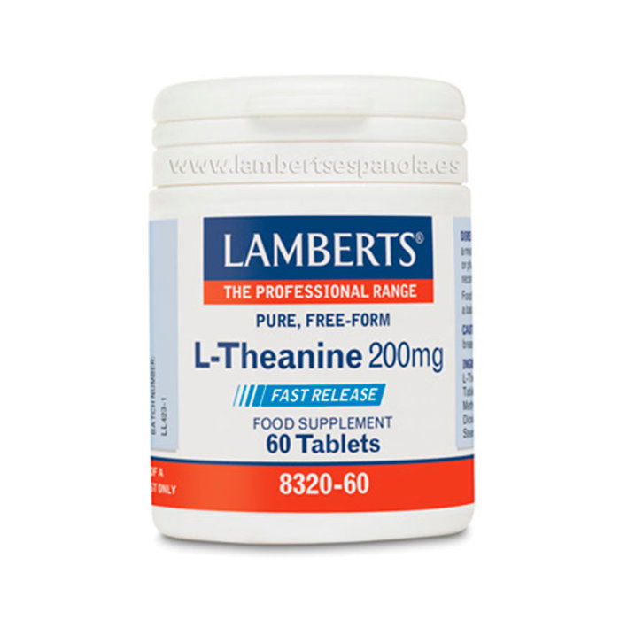 LAMBERTS L-Teanina 200 mg, 60 tabletas